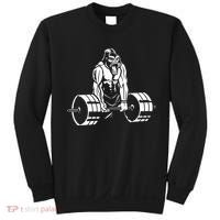 Gorilla Strength – Funny Gym Bodybuilding Weightlifting Sweatshirt thumb 0