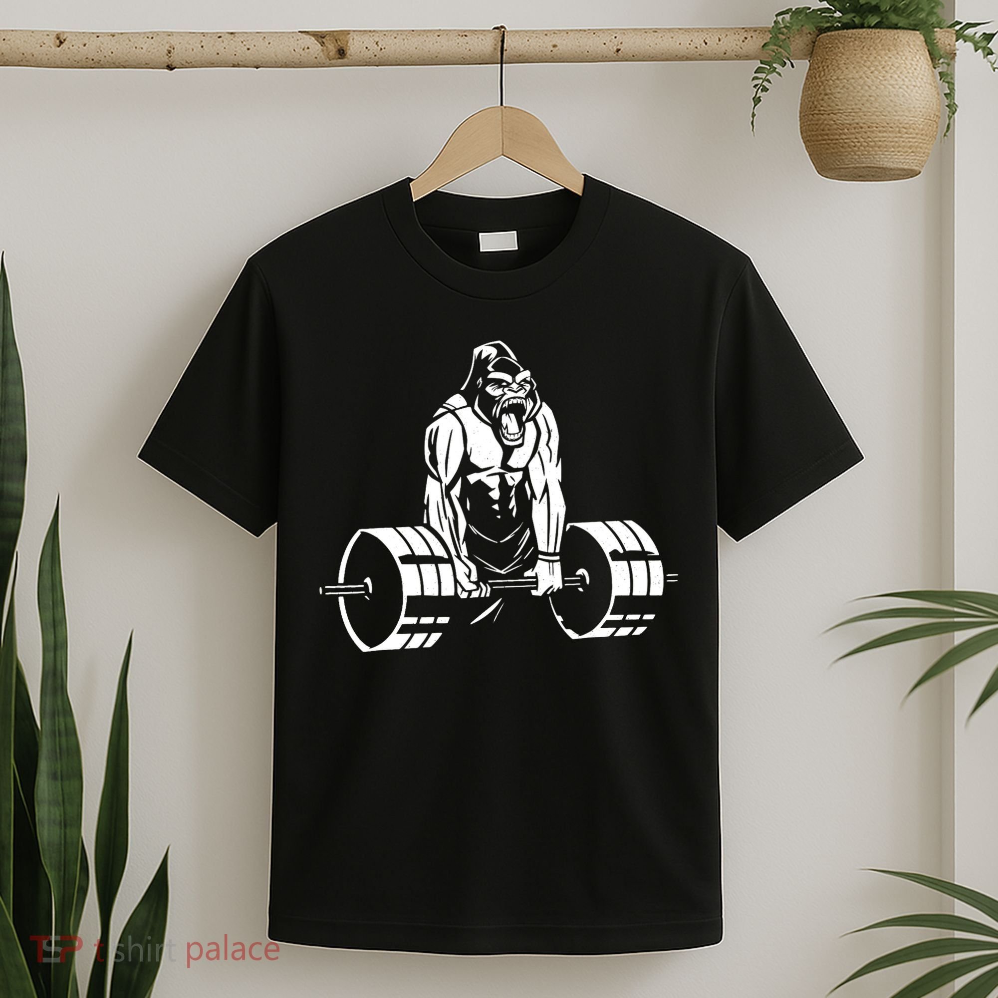 Gorilla Strength – Funny Gym Bodybuilding Weightlifting T-Shirt