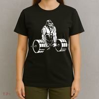 Gorilla Strength – Funny Gym Bodybuilding Weightlifting T-Shirt thumb 4