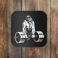 Gorilla Strength – Funny Gym Bodybuilding Weightlifting Coaster thumb 0