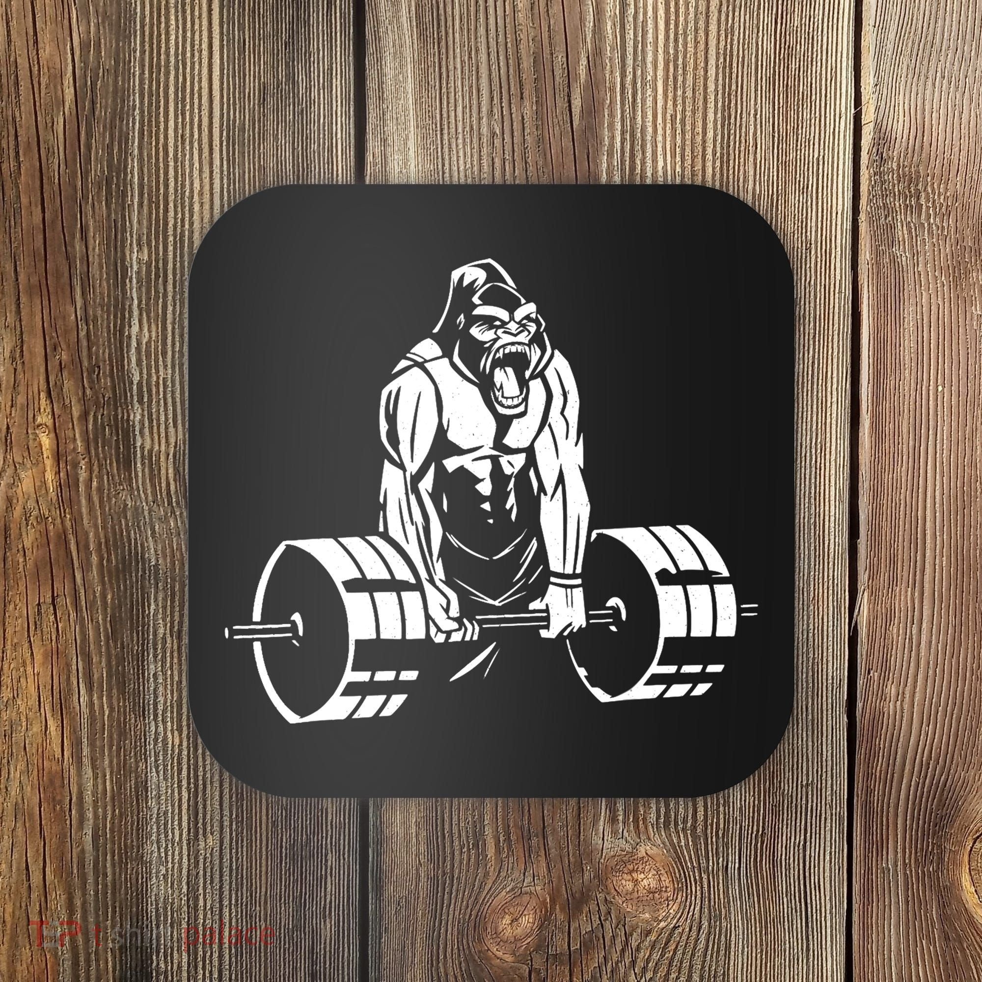 Gorilla Strength – Funny Gym Bodybuilding Weightlifting Coaster