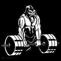 Gorilla Strength – Funny Gym Bodybuilding Weightlifting Women's Hoodie thumb 2