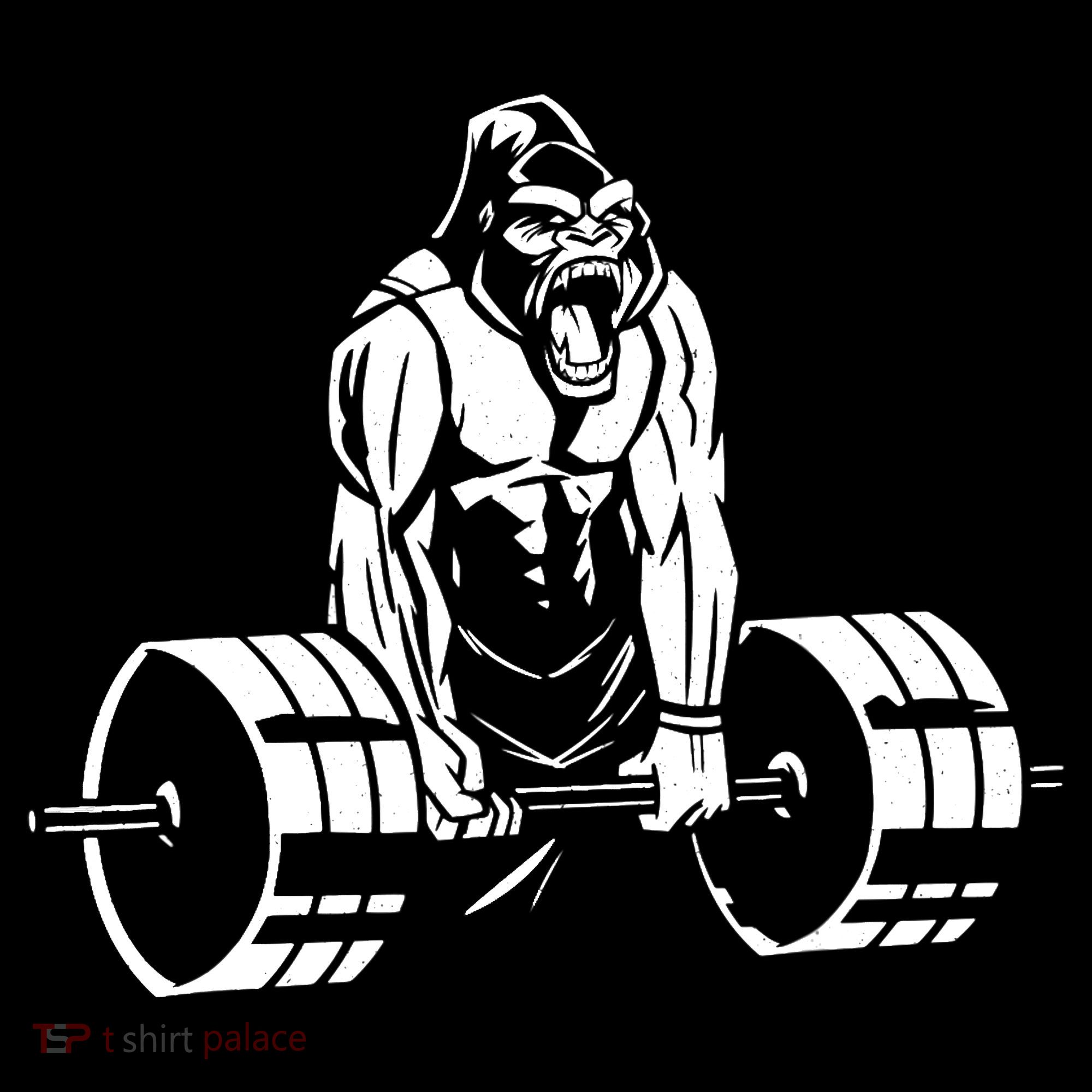 Gorilla Strength – Funny Gym Bodybuilding Weightlifting Women's Hoodie