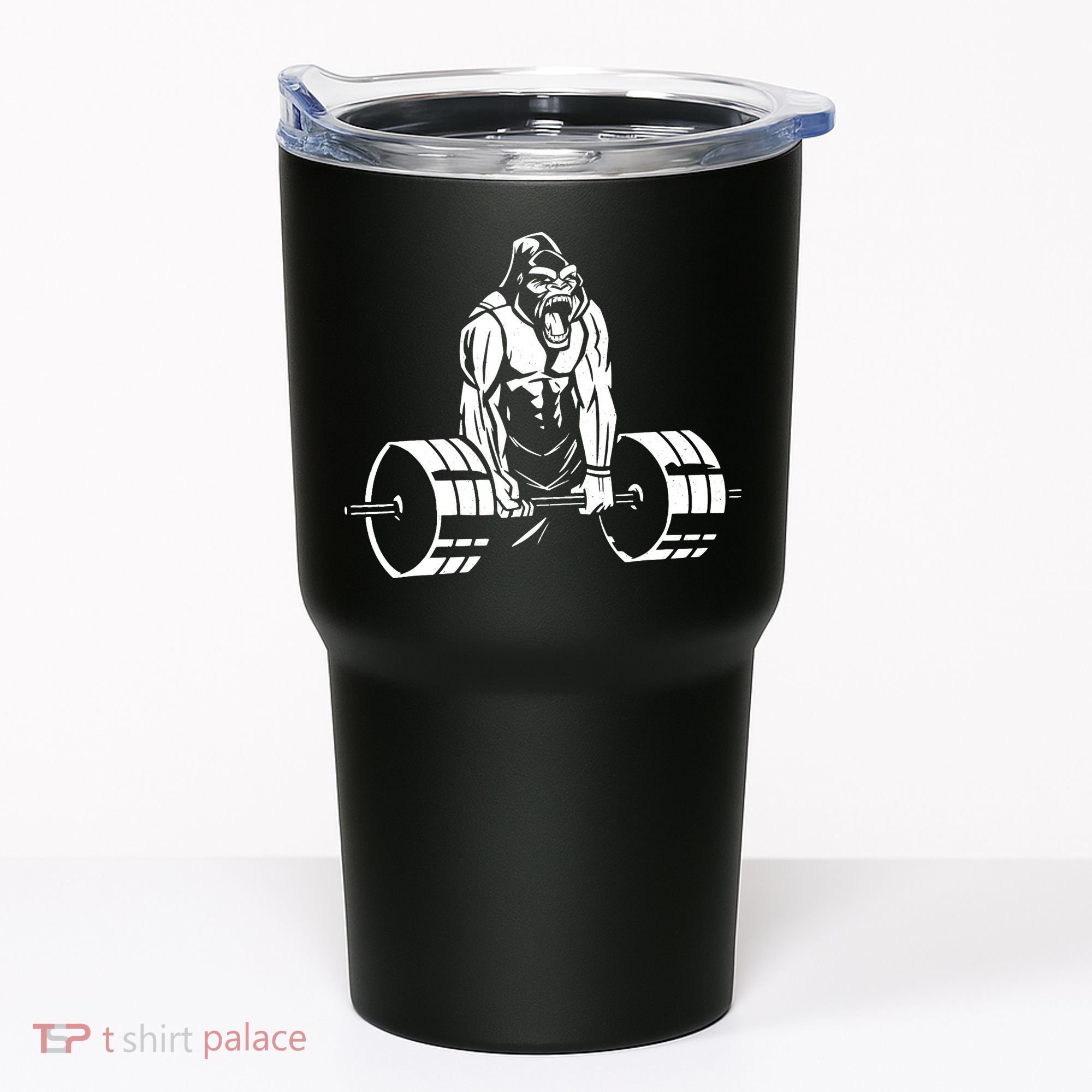 Gorilla Strength – Funny Gym Bodybuilding Weightlifting Tumbler
