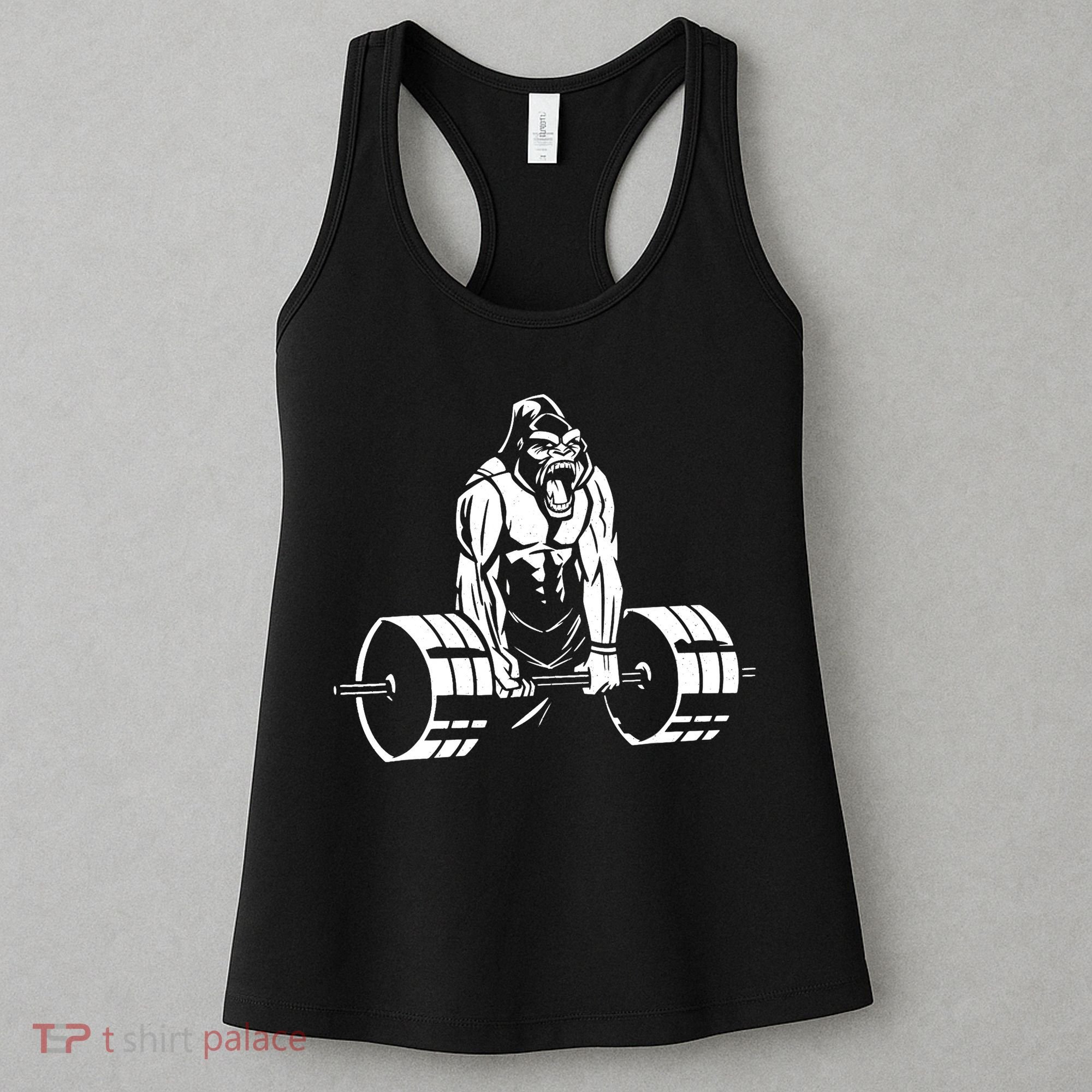 Gorilla Strength – Funny Gym Bodybuilding Weightlifting Women's Tank Top