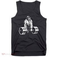 Gorilla Strength – Funny Gym Bodybuilding Weightlifting Tank Top thumb 0