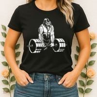 Gorilla Strength – Funny Gym Bodybuilding Weightlifting Women's T-Shirt thumb 2
