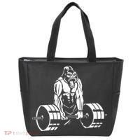 Gorilla Strength – Funny Gym Bodybuilding Weightlifting Tote Bag thumb 0