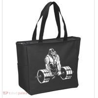 Gorilla Strength – Funny Gym Bodybuilding Weightlifting Tote Bag thumb 2