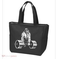 Gorilla Strength – Funny Gym Bodybuilding Weightlifting Tote Bag thumb 3