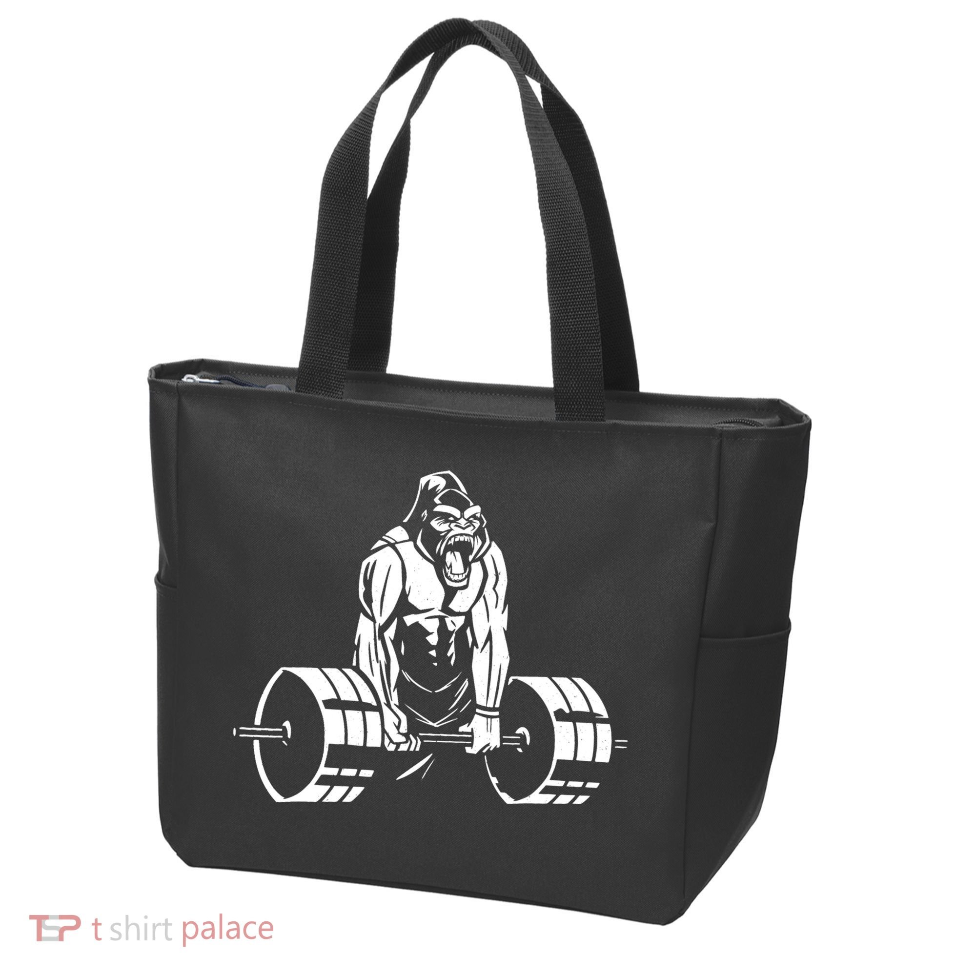 Gorilla Strength – Funny Gym Bodybuilding Weightlifting Tote Bag