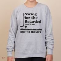 Golf Swing For The Retarded Committee Member Women's Sweatshirt thumb 0