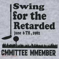 Golf Swing For The Retarded Committee Member Women's Sweatshirt thumb 2
