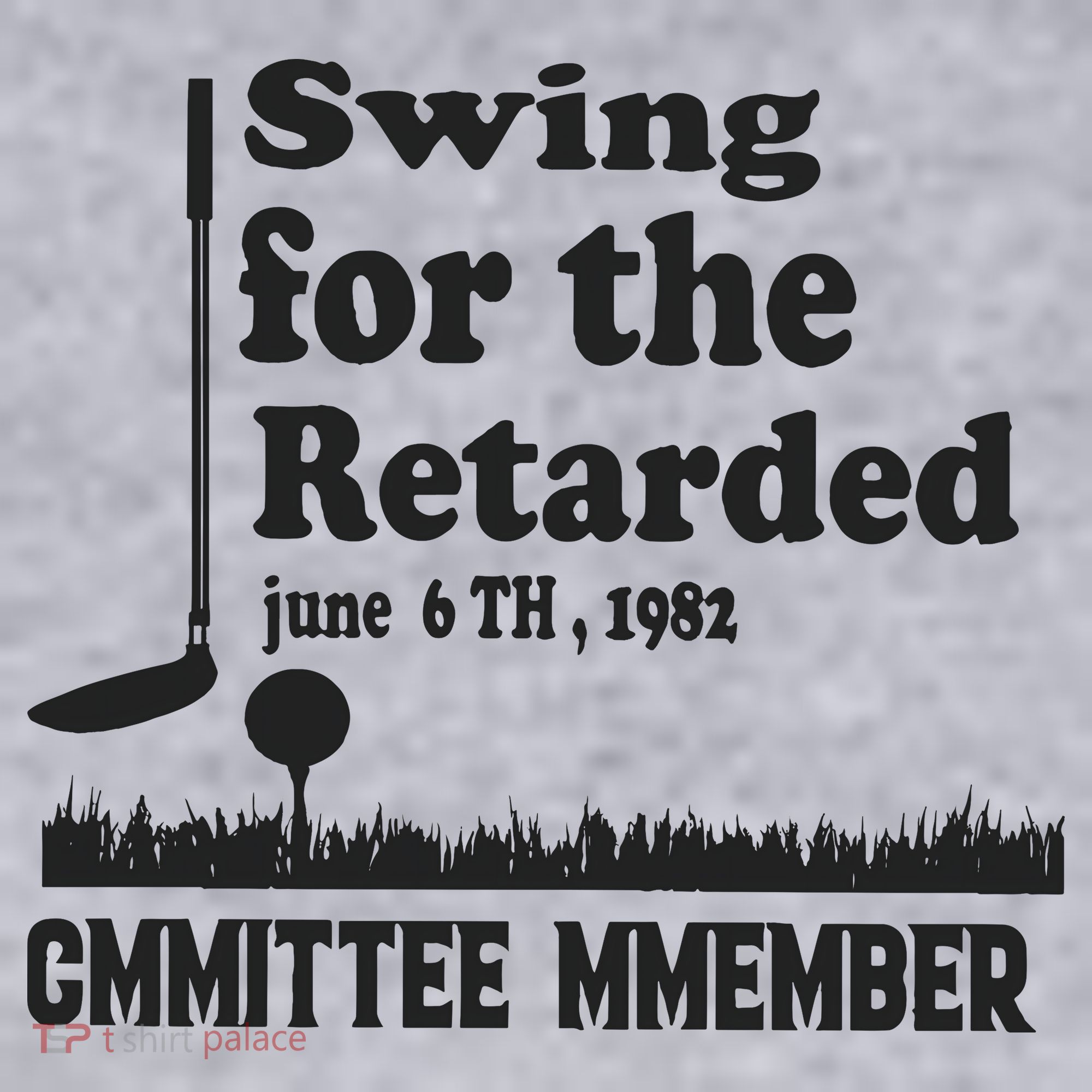 Golf Swing For The Retarded Committee Member Women's Sweatshirt