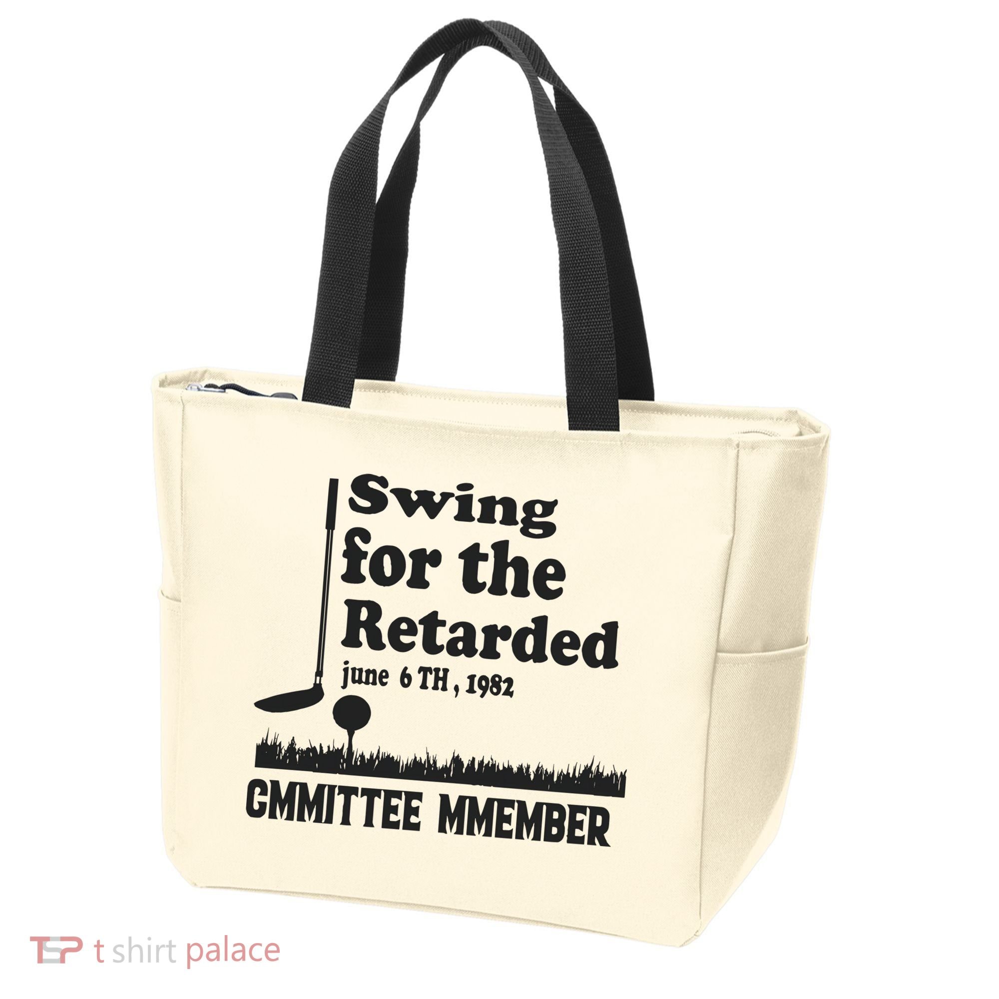 Golf Swing For The Retarded Committee Member Tote Bag
