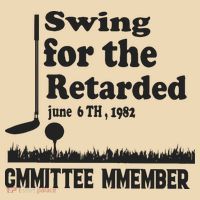 Golf Swing For The Retarded Committee Member Tote Bag thumb 4