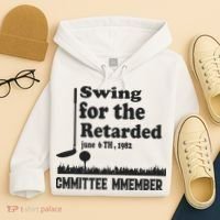 Golf Swing For The Retarded Committee Member Hoodie thumb 4