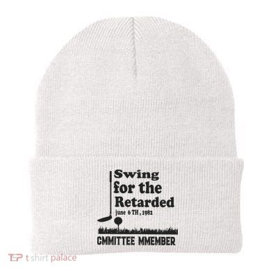 Golf Swing For The Retarded Committee Member Beanie