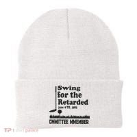 Golf Swing For The Retarded Committee Member Beanie thumb 0