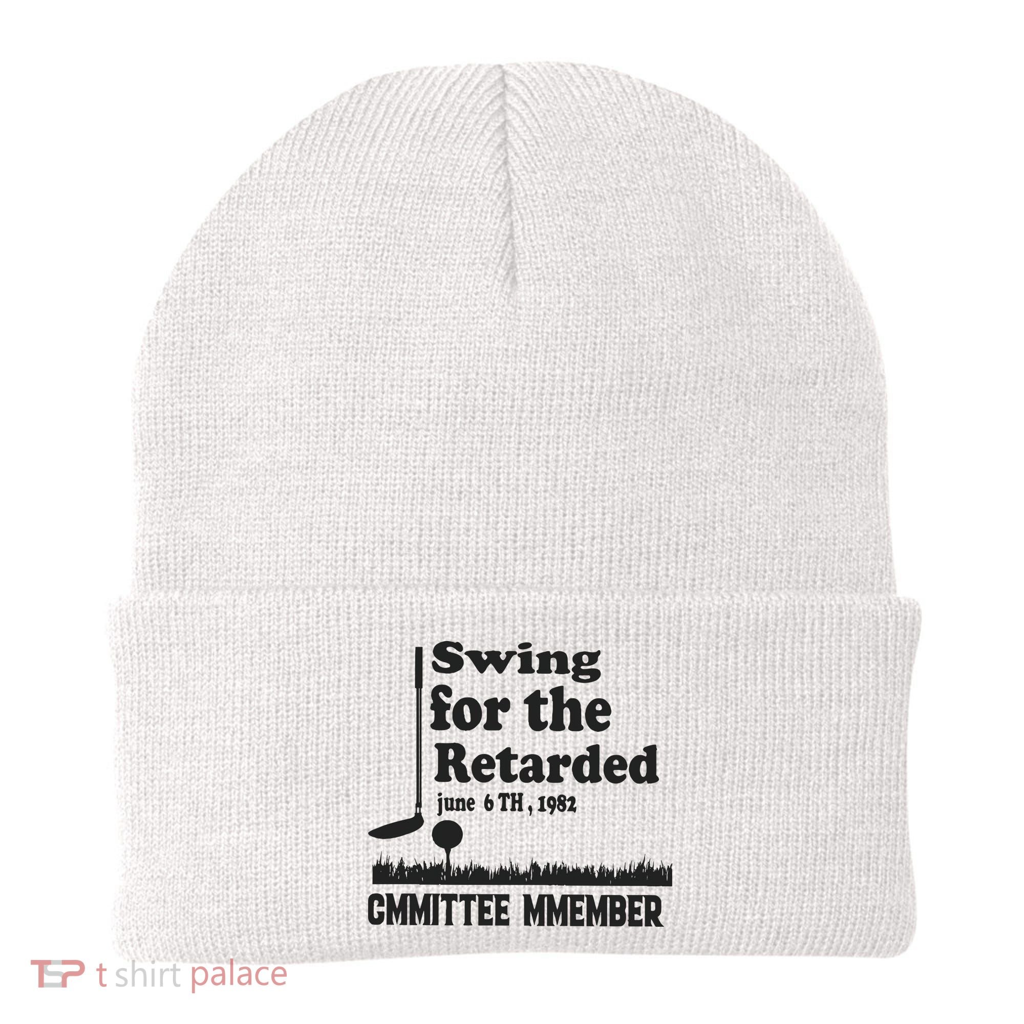 Golf Swing For The Retarded Committee Member Beanie