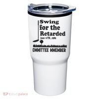Golf Swing For The Retarded Committee Member Tumbler thumb 0