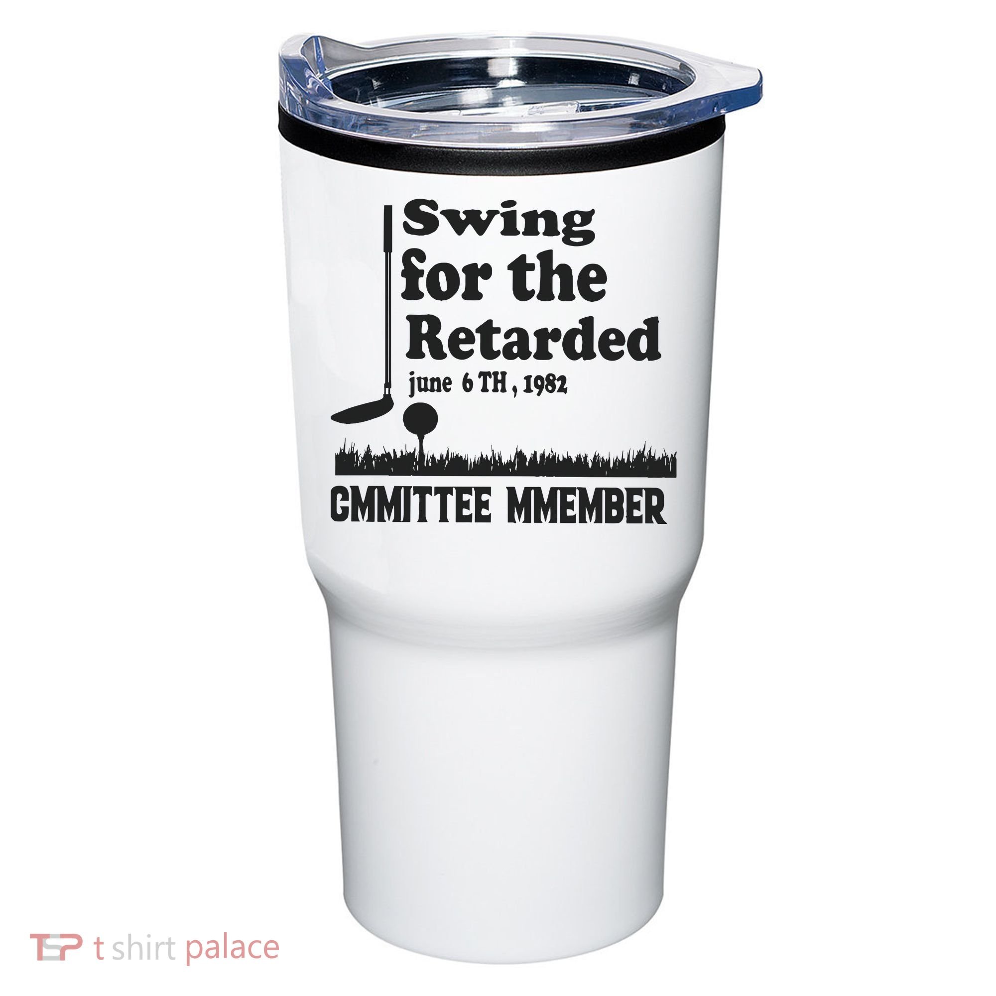 Golf Swing For The Retarded Committee Member Tumbler