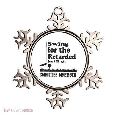 Golf Swing For The Retarded Committee Member Ornament