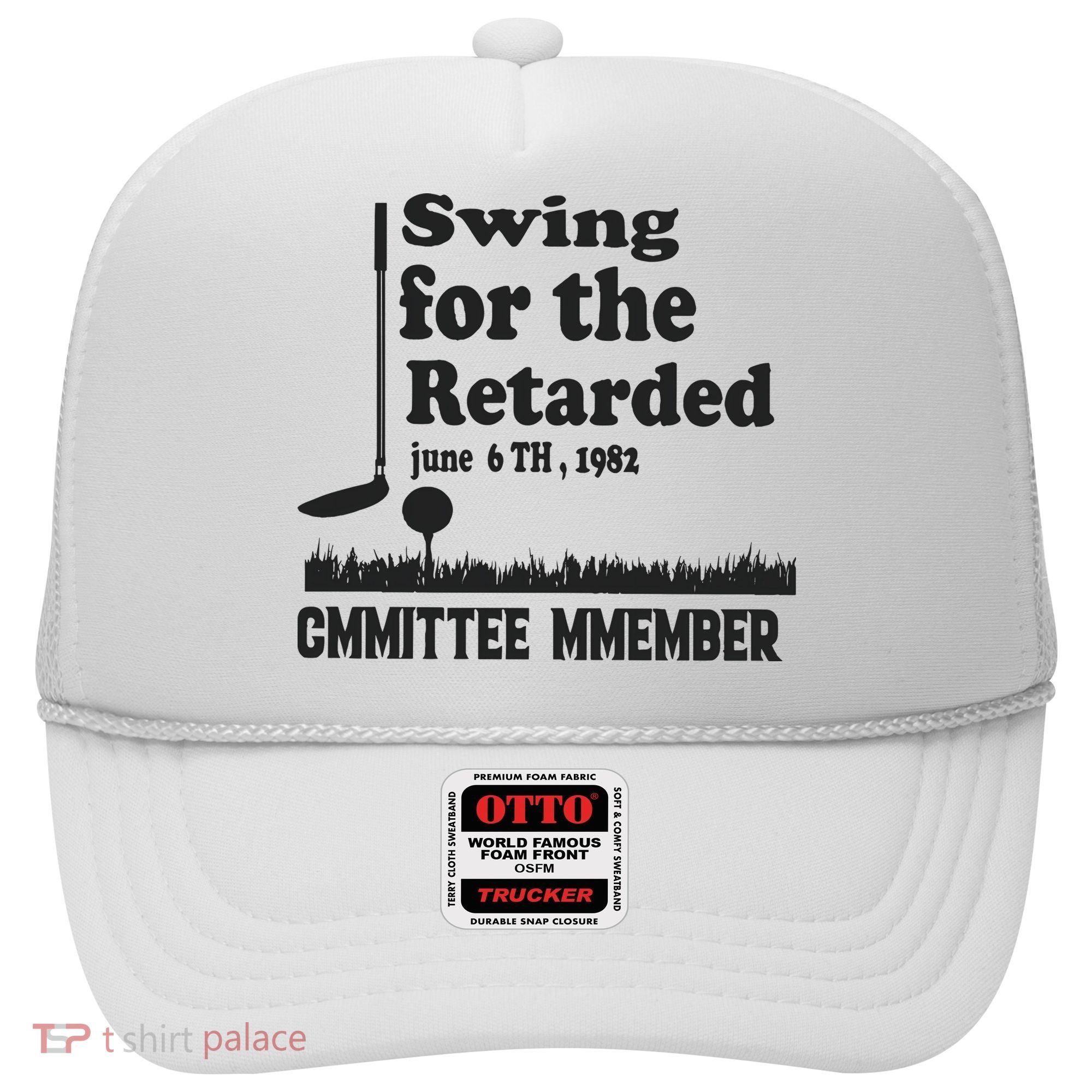 Golf Swing For The Retarded Committee Member Hat