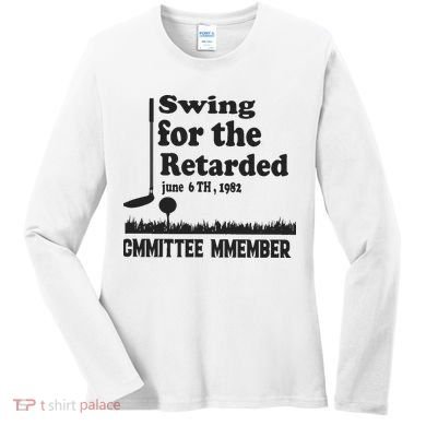 Golf Swing For The Retarded Committee Member Women's Long Sleeve Shirt