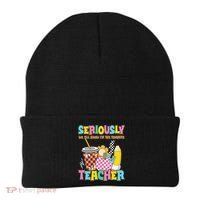 Groovy School Funny For Teacher Seriously We All Know Beanie thumb 0