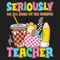 Groovy School Funny For Teacher Seriously We All Know Tumbler thumb 3