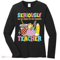 Groovy School Funny For Teacher Seriously We All Know Women's Long Sleeve Shirt thumb 0