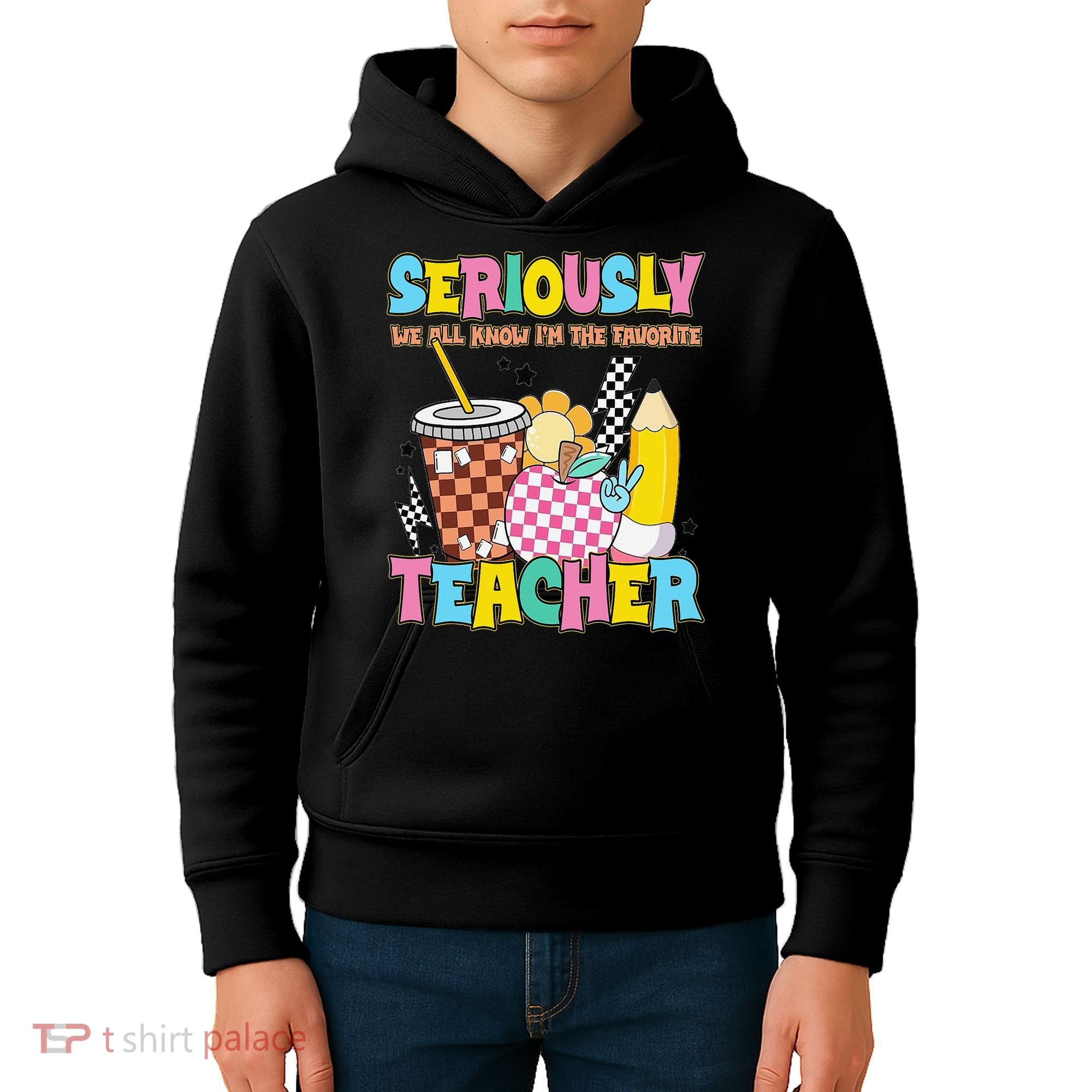 Groovy School Funny For Teacher Seriously We All Know Kids Hoodie