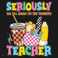 Groovy School Funny For Teacher Seriously We All Know Kids Hoodie thumb 5