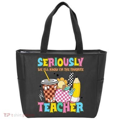Groovy School Funny For Teacher Seriously We All Know Tote Bag