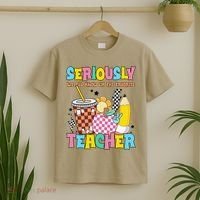 Groovy School Funny For Teacher Seriously We All Know T-Shirt thumb 2