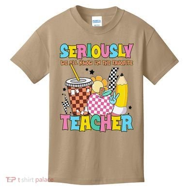 Groovy School Funny For Teacher Seriously We All Know Kids T-Shirt