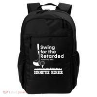 Golf Swing For The Retarded June 6th 1982 Committee Member Backpack thumb 0
