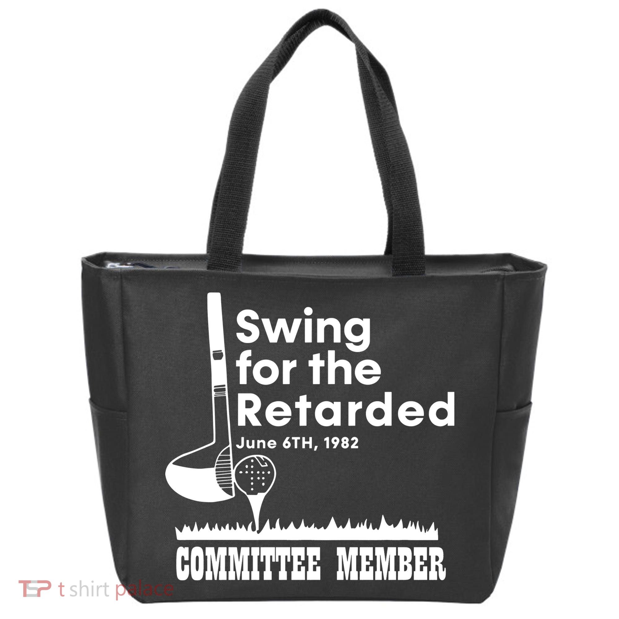 Golf Swing For The Retarded June 6th 1982 Committee Member Tote Bag