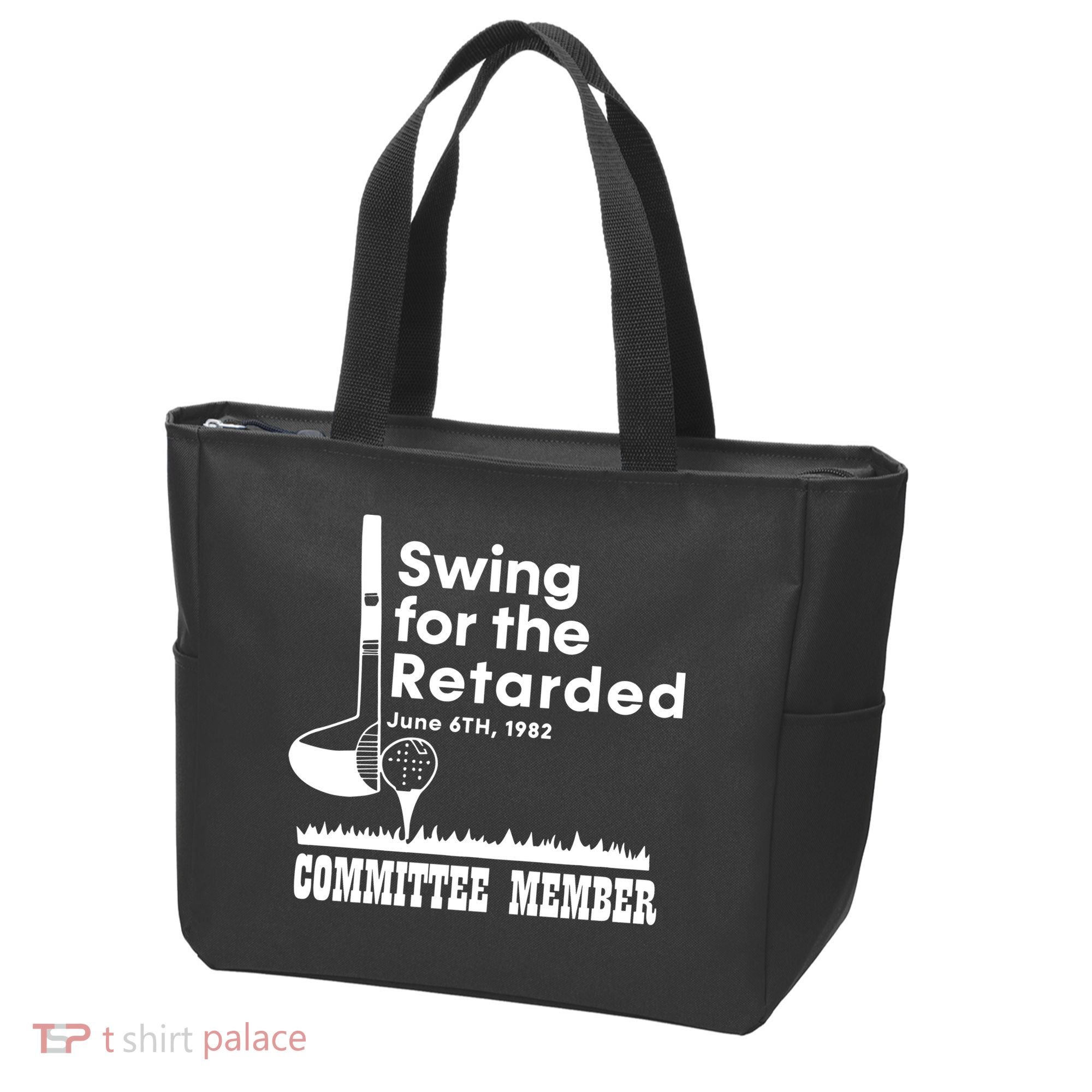 Golf Swing For The Retarded June 6th 1982 Committee Member Tote Bag