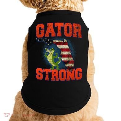 Gator Strong Florida S.T.A.T.E Gator Doggie Tank