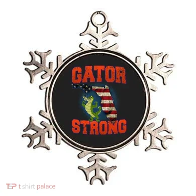 Gator Strong Florida S.T.A.T.E Gator Ornament