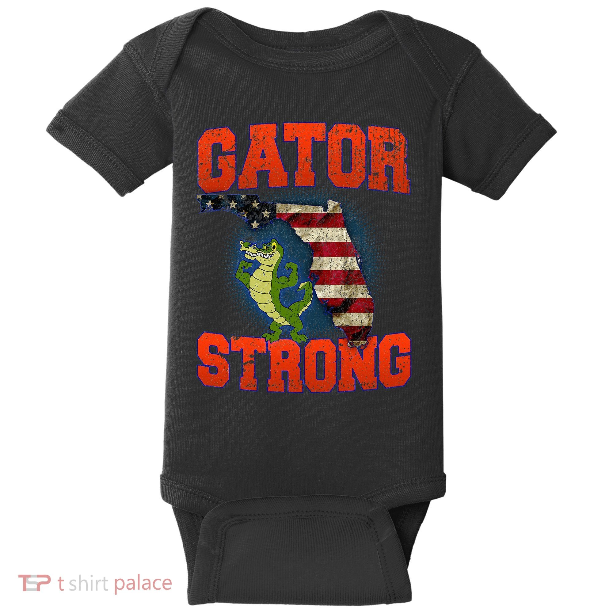 Gator Strong Florida S.T.A.T.E Gator Baby Bodysuit