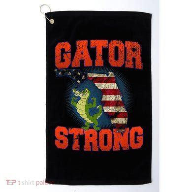Gator Strong Florida S.T.A.T.E Gator Golf Towel