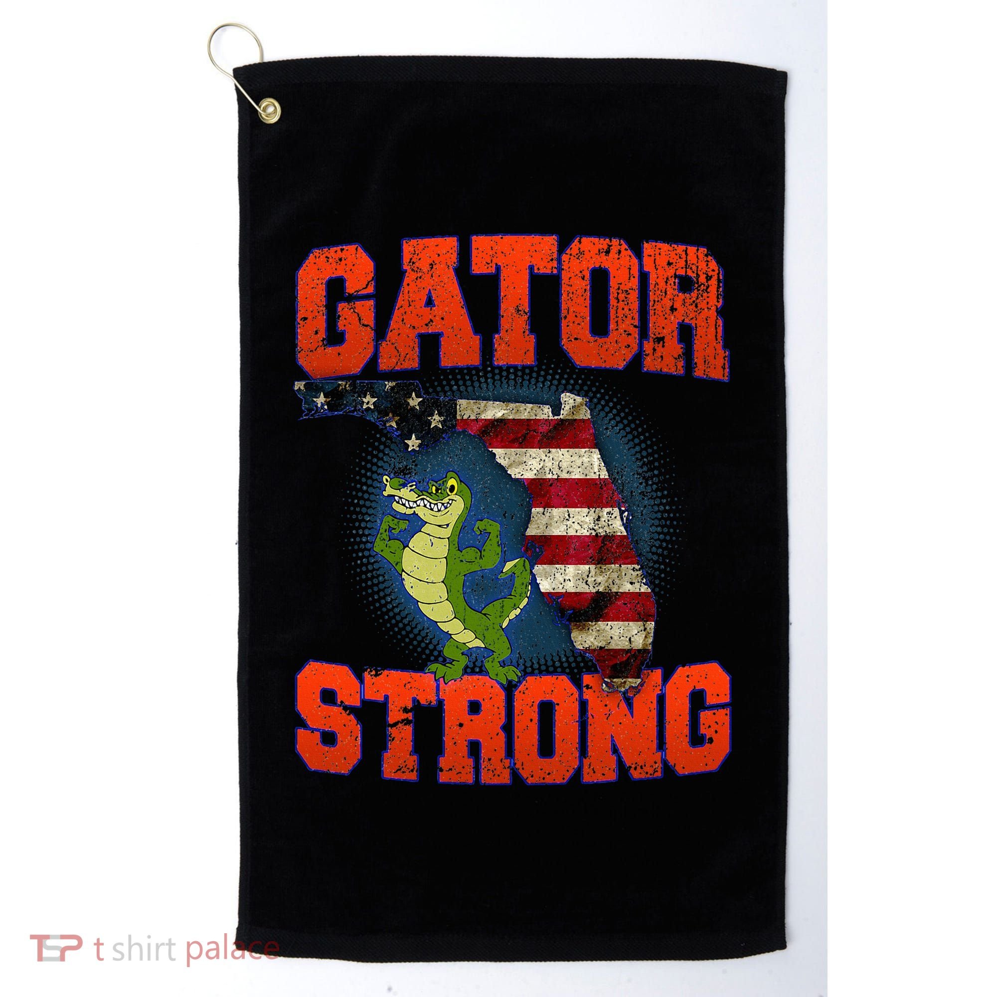 Gator Strong Florida S.T.A.T.E Gator Golf Towel