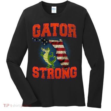 Gator Strong Florida S.T.A.T.E Gator Women's Long Sleeve Shirt