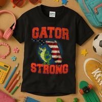 Gator Strong Florida S.T.A.T.E Gator Kids T-Shirt thumb 3