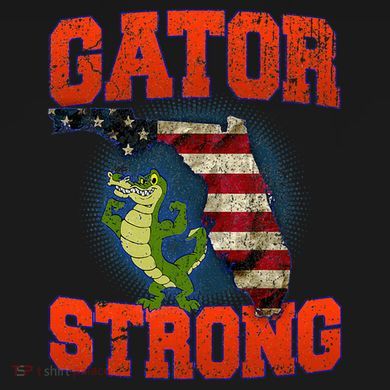 Gator Strong Florida S.T.A.T.E Gator Full Zip Hoodie