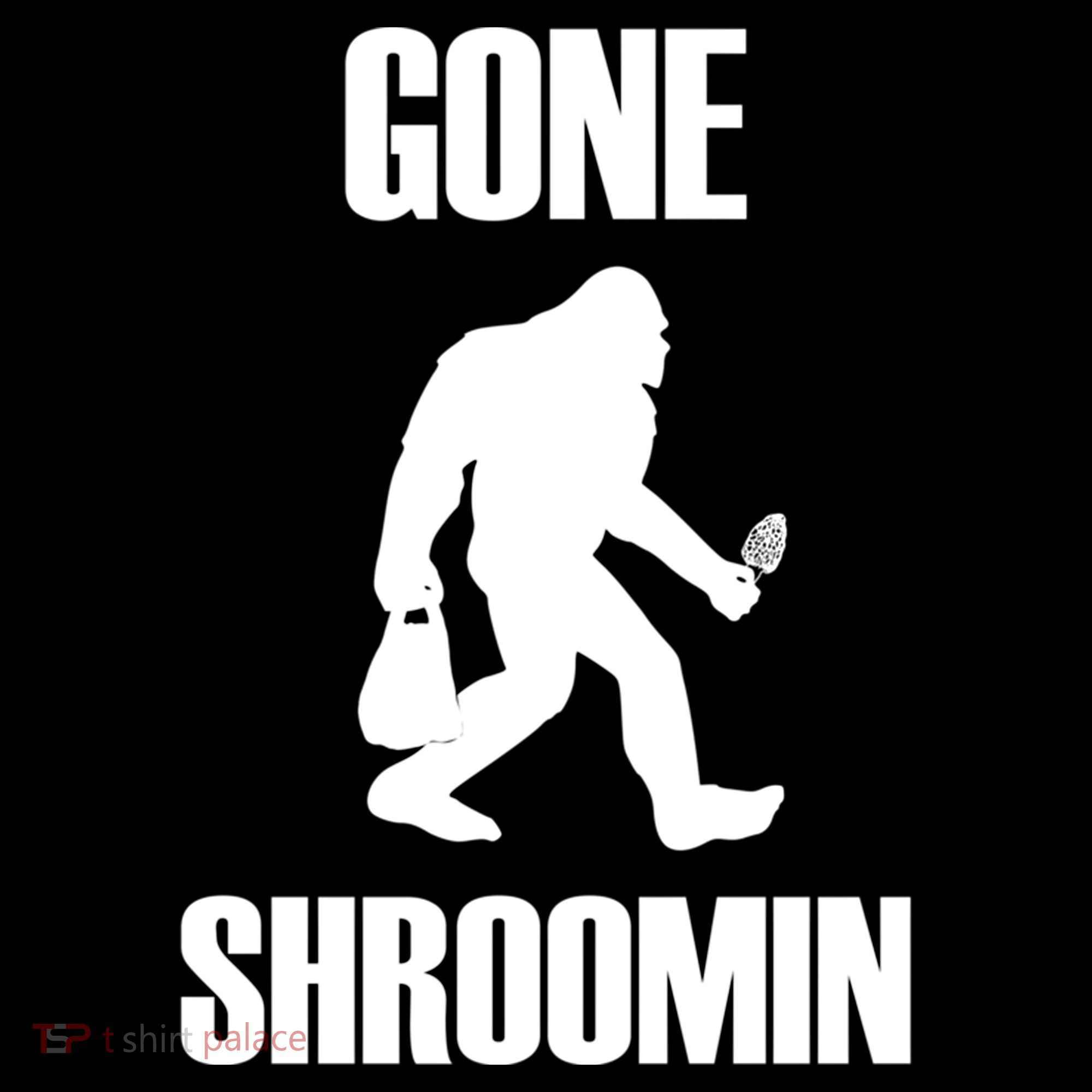 Gone Shroomin Funny Sasquatch Morel Mushroom Hunter Foraging Gift Women's Hoodie