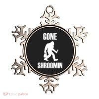 Gone Shroomin Funny Sasquatch Morel Mushroom Hunter Foraging Gift Ornament thumb 0